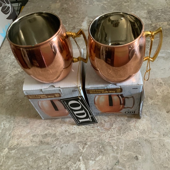 Odi Dining Nib Pair Odi Solid Copper Moscow Mule Mugs 6 Oz Poshmark